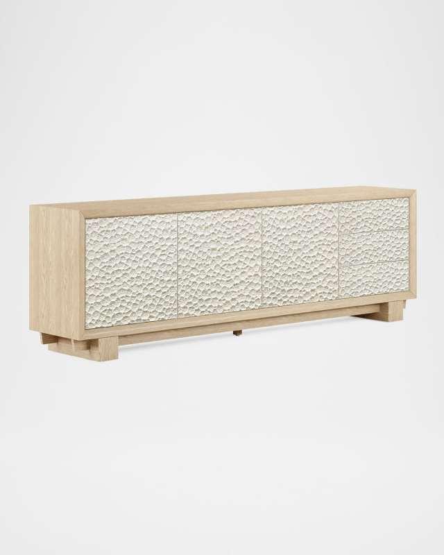 Water Pelagic Cast Metal Entertainment Console